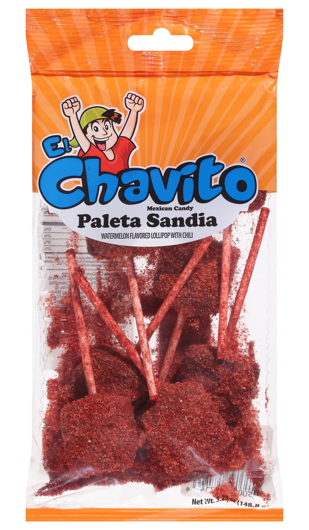 El Chavito Mexican Paleta Sandia Candy (5.3 oz)