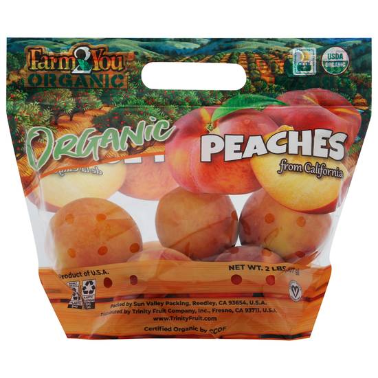 Farm2you Organic Peaches