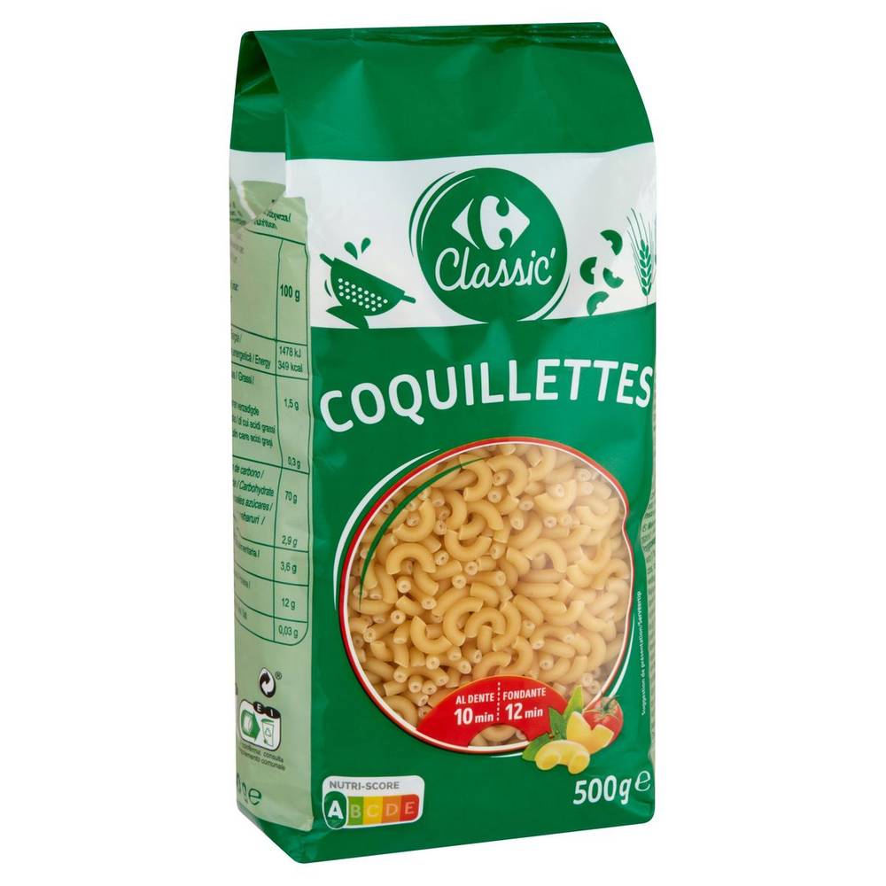 Carrefour Classic'' Coquillettes 500 g