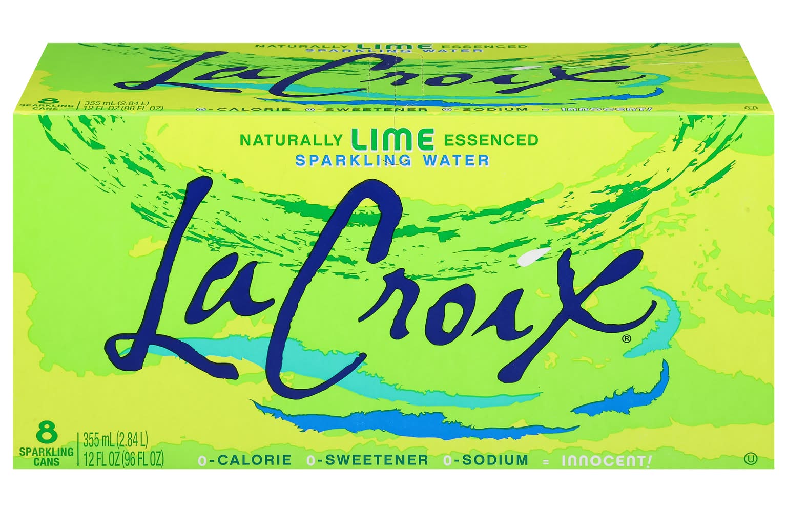La Croix Sparkling Water, Lime (8 x 12 fl oz)