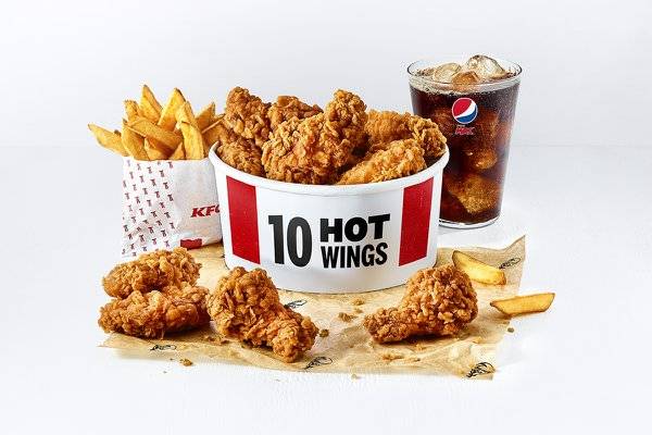 Hot Wings Meal: 10 pc