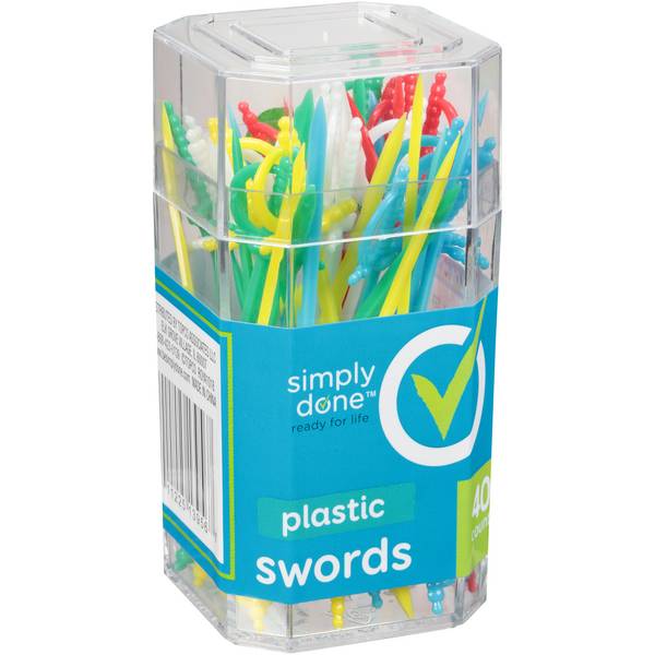 Simply Done Plastic Swords Picks