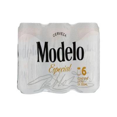 Modelo cerveza especial six (6 pack, 355 ml)