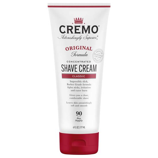 Cremo Shave Cream Classic (6 oz)