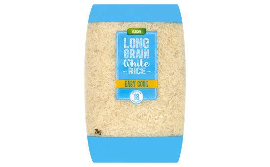 ASDA Easy Cook Long Grain White Rice 2kg