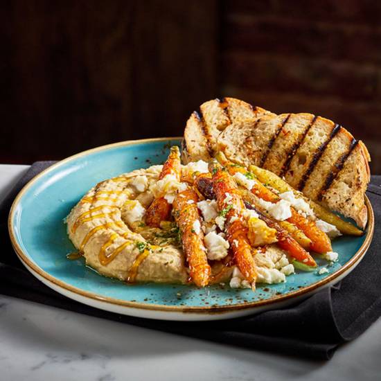 New! SMOKY EGGPLANT DIP & CARROTS