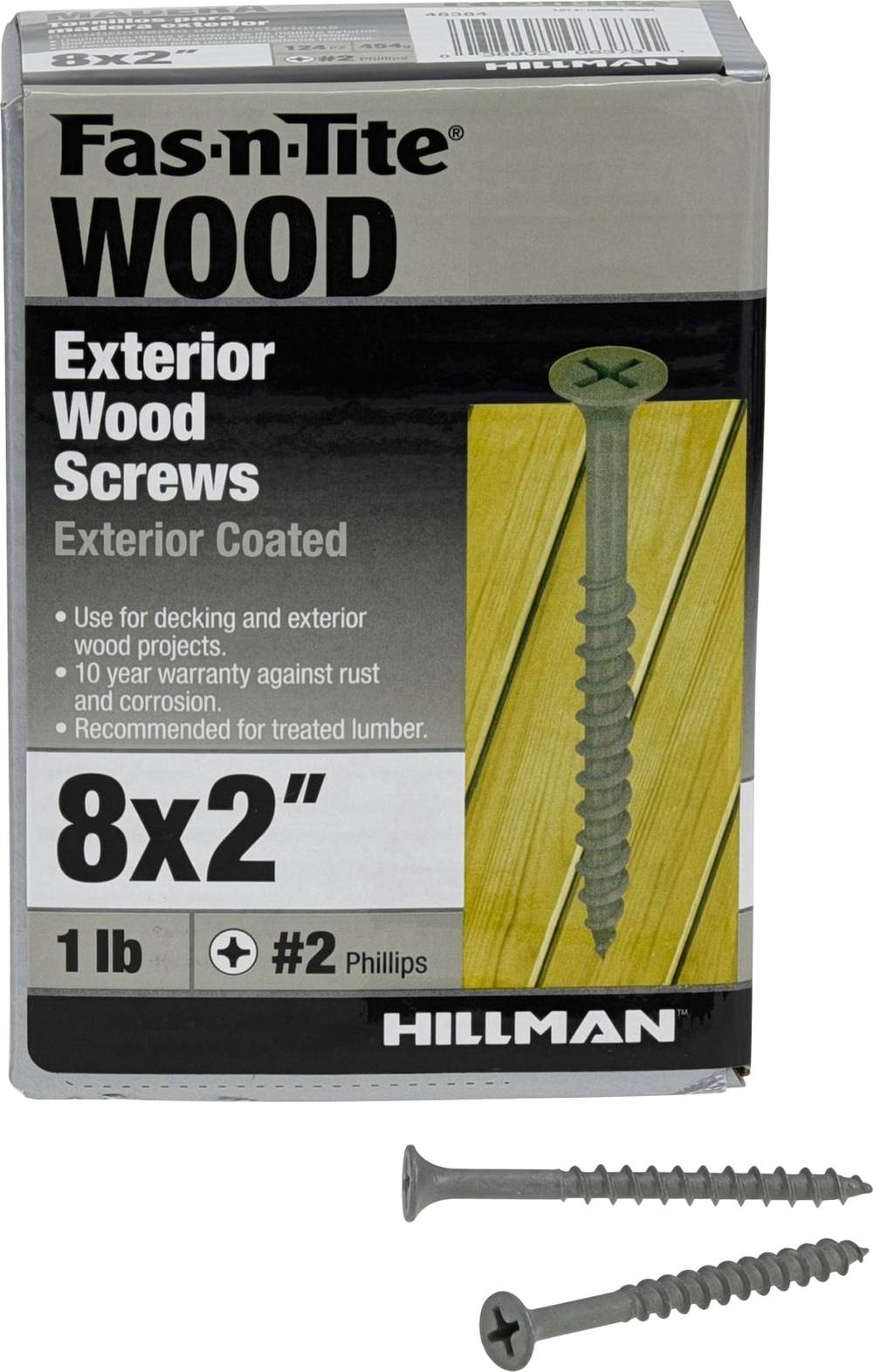 Fas-n-Tite #8 x 2-in Wood To Wood Deck Screws (124-Per Box) | 48384