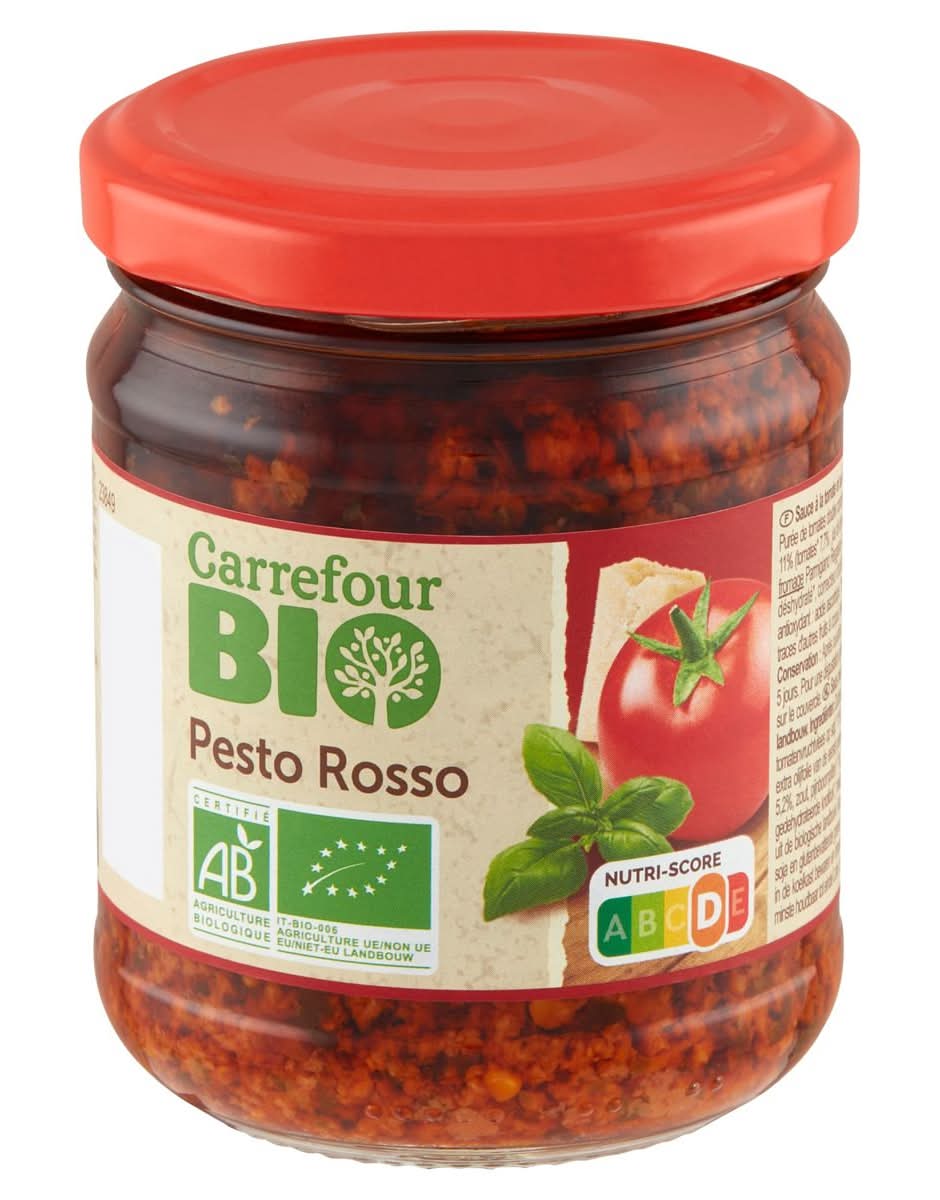 Carrefour Bio Pesto Rosso 185 g