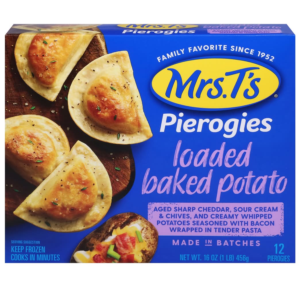 Mrs. T's Pierogies Loaded Baked Potato (16 oz, 12 ct)