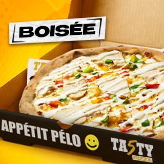 🍕 Pizza boisée 🫑🧀