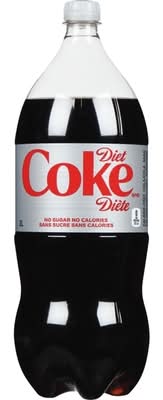 Diet coke boisson gazeuse sans sucre - sugar free soft drink (2 l) (cola)