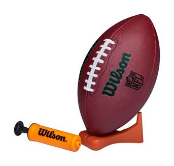 Wilson Nfl Ignition Pro Eco Junior Pump & Tee Football