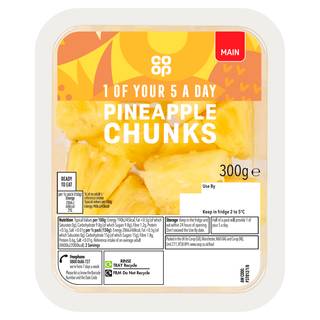 Co-op Pineapple Chunks 300g