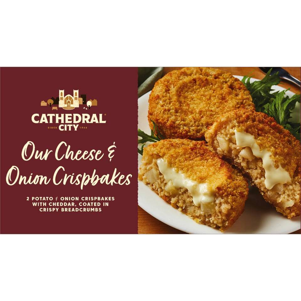 Cathedral City 2 Pack Cheese & Onion Crispbakes