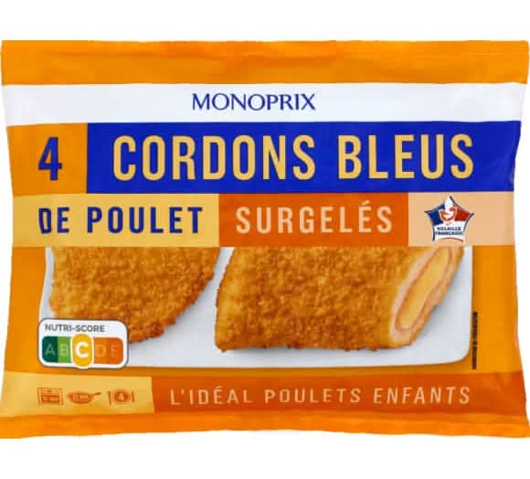 Monoprix - Cordons bleus de poulet (4)