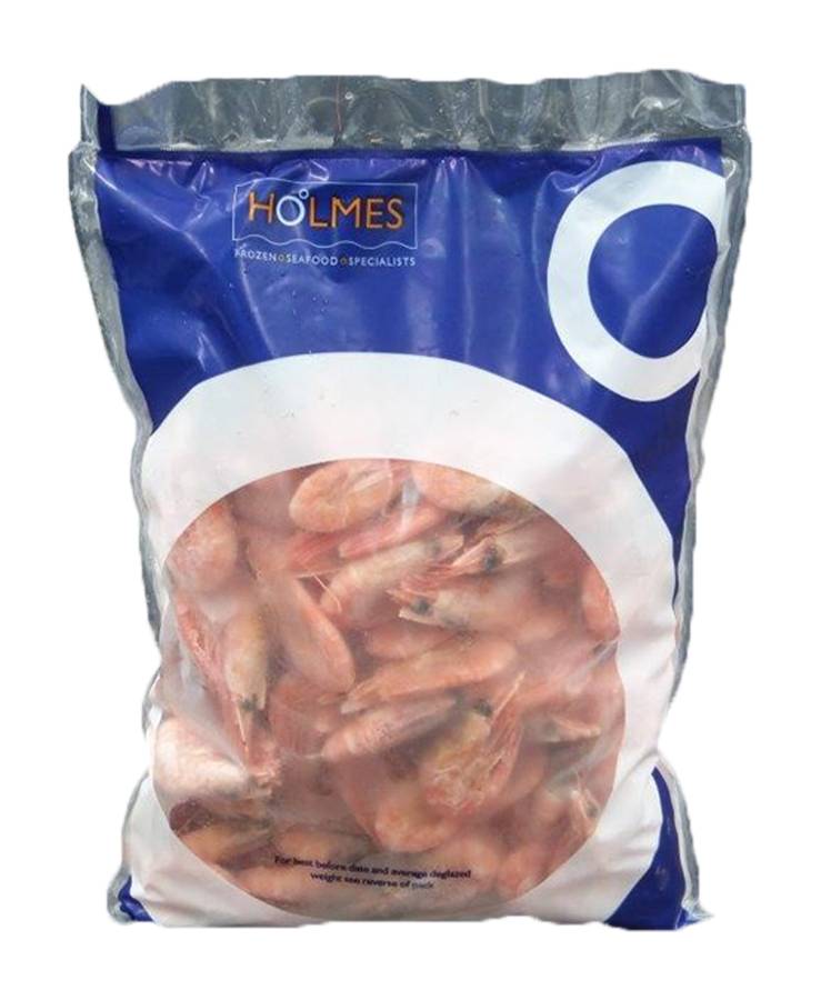 Holmes Seafood Cooked Shell on Coldwater Prawns (1kg)