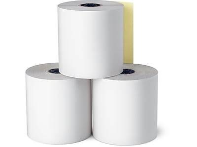 Staples Carbonless Paper Rolls, 3W x 85', 10/Pack (18223-CC)