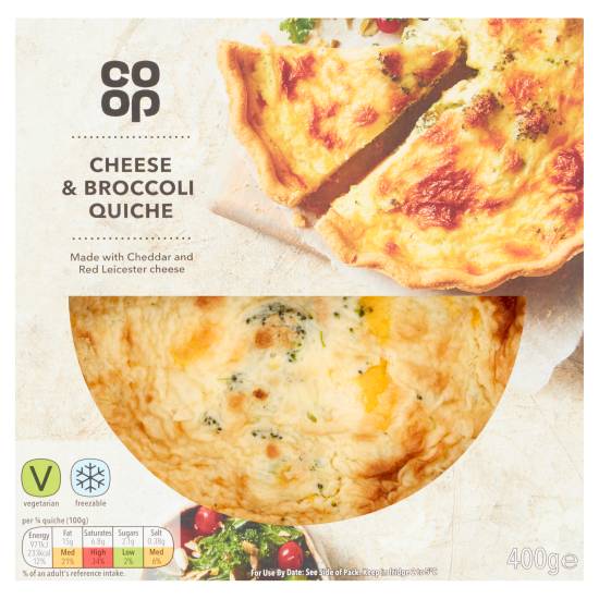 Co-op Cheese & Broccoli Quiche (400g)