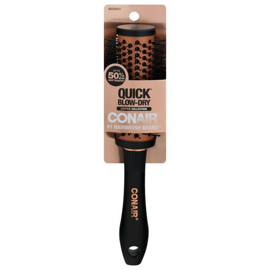 Conair Quick Blow-Dry Curl Brush Copper Collection