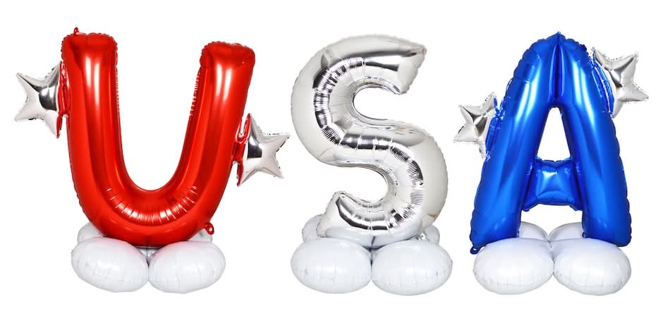 Seasonal Collection Decorative Stand-Up Balloons, 3-pc Pack.