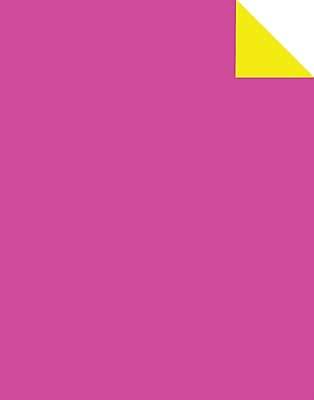 Royal Consumer Two Cool Poster Board, 28 x 22, Cardstock, Pink/Canary, 5/Pack (24327)