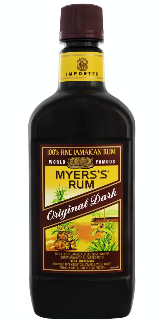 Myer's Rum Original Dark 100% Fine Jamaican Rum (750 ml)