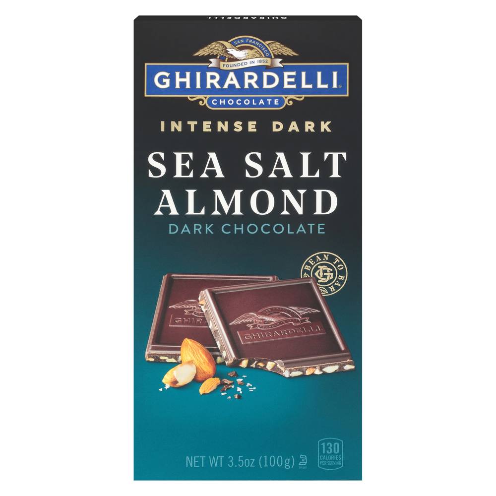 Ghirardelli Sea Salt Soiree Dark Chocolate With Almonds (3.5 oz)