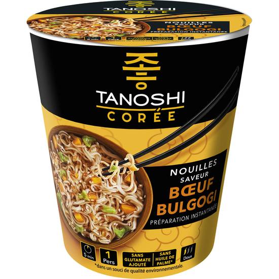 Tanoshi - Nouilles instantanées (bœuf bulgogi)