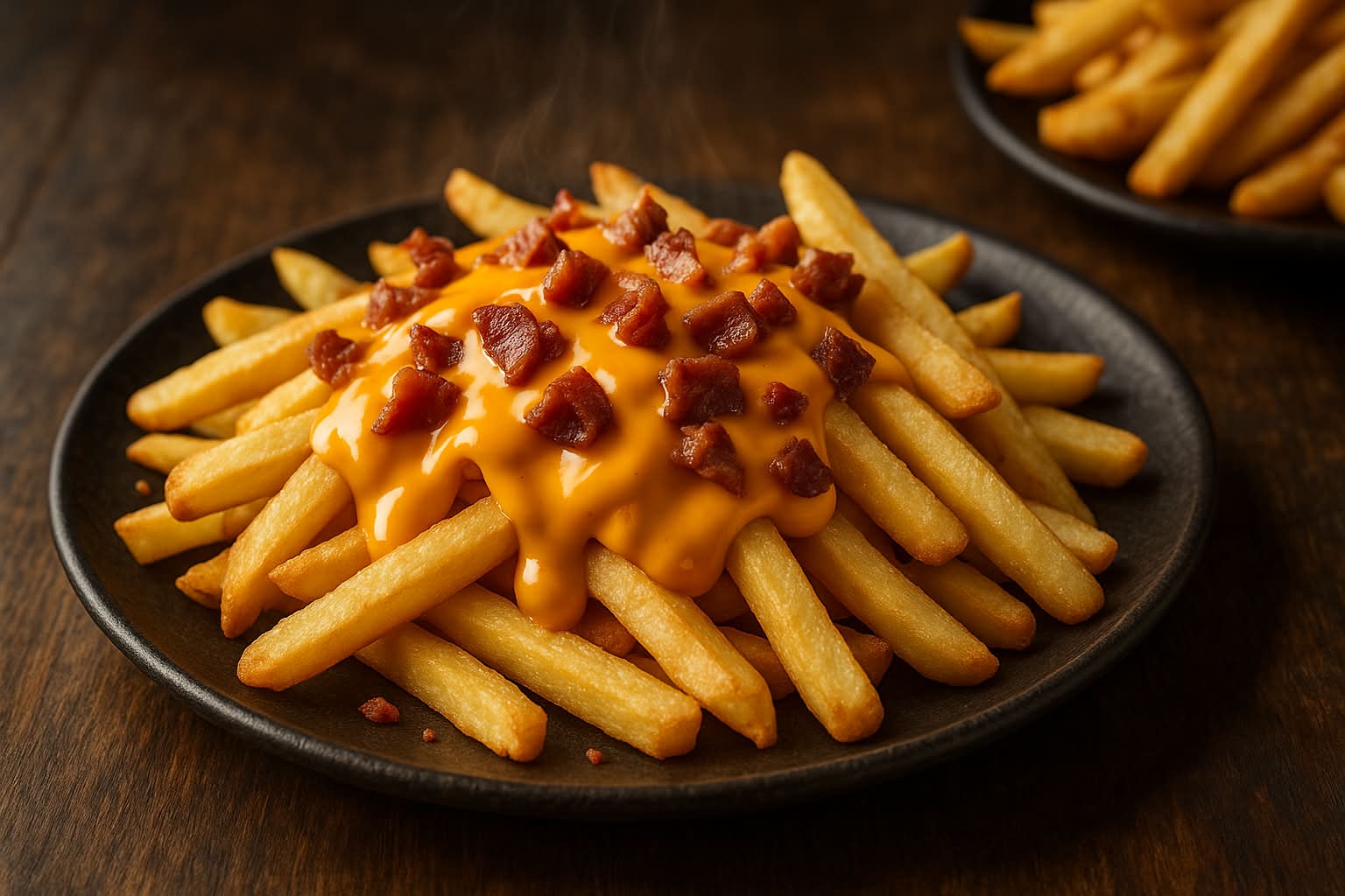 Fries Cheddar & Bacon 🧀🥓