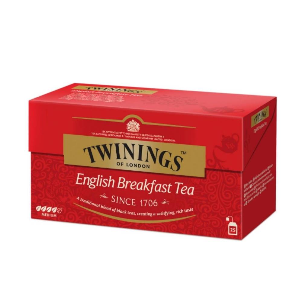 Té english breakfast TWININGS 25 bolsas