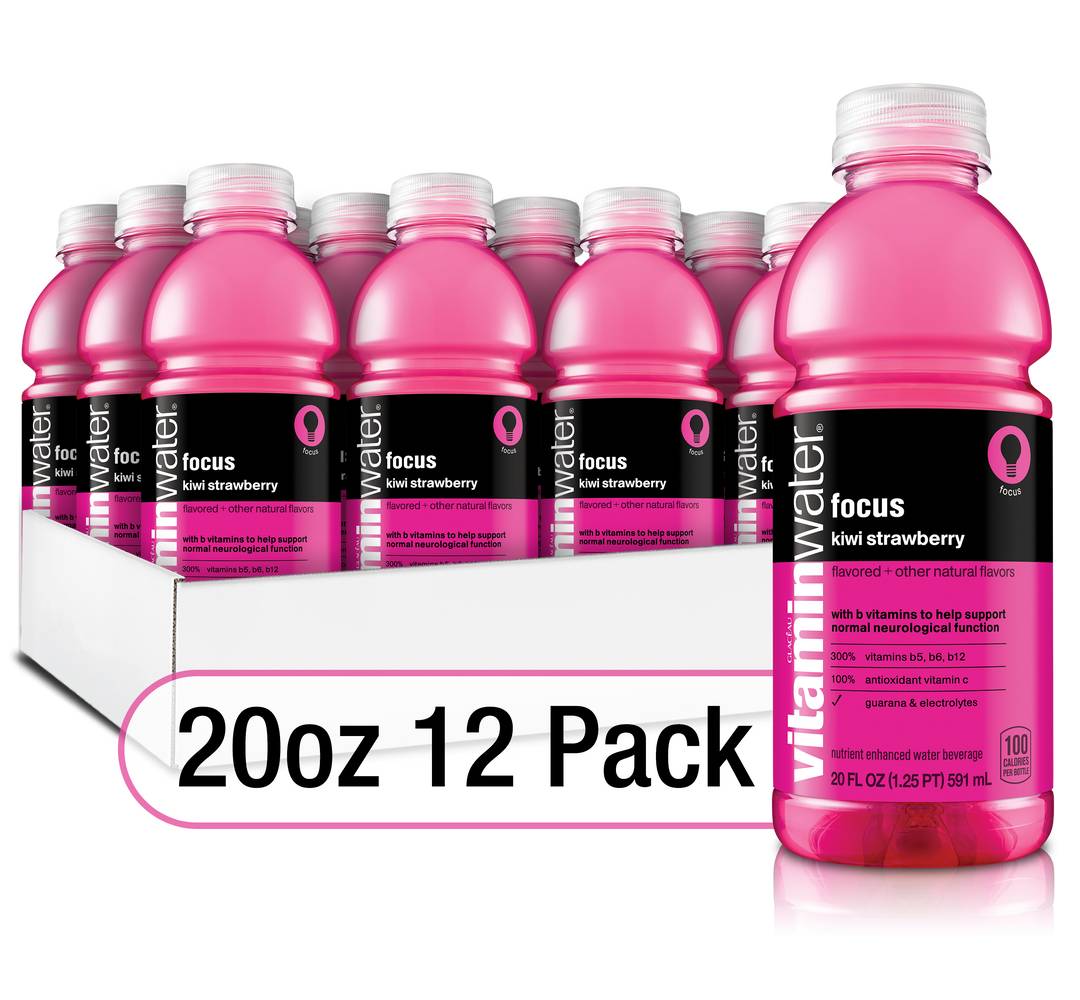 Vitaminwater Focus Kiwi Strawberry (20 fl oz)