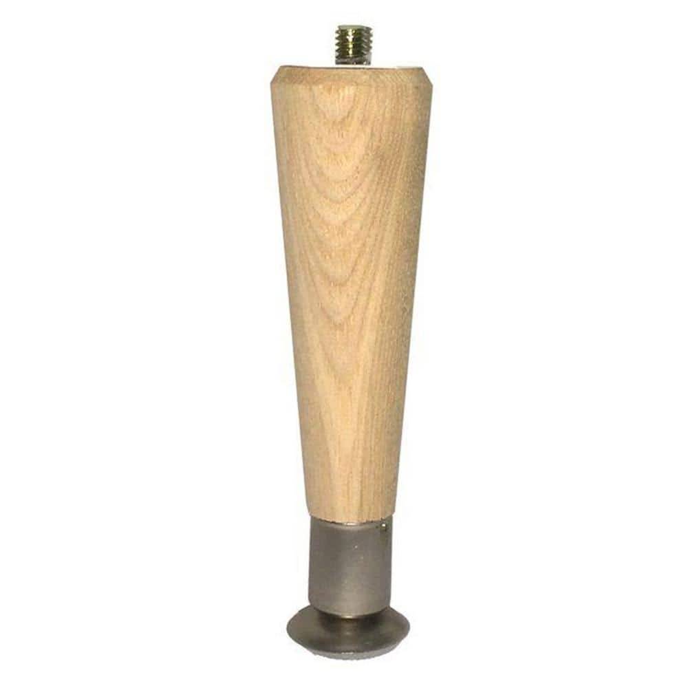 Alexandria Moulding 1-1/2 In. X 5-1/2 In. Hardwood Wood Round Taper Furniture Leg