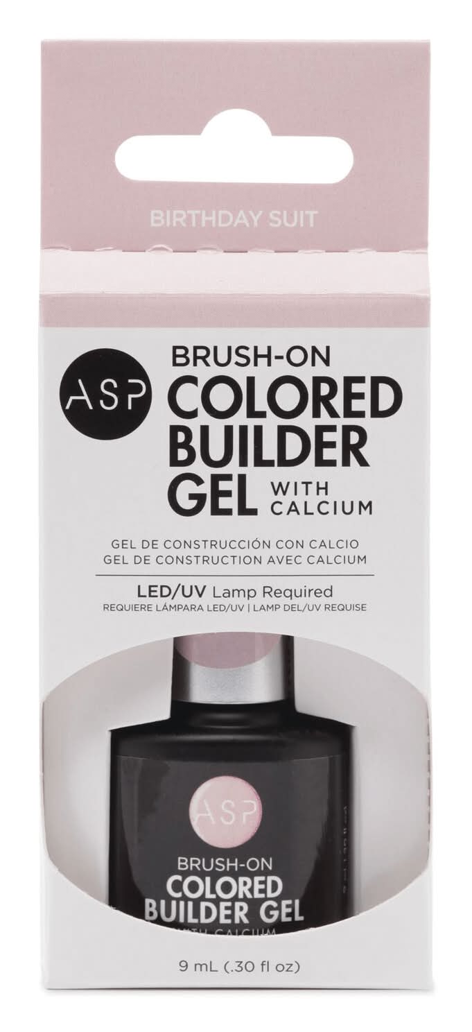 ASP Brush on Colored Builder Gel Nail Polish, Birthday Suit (0.3 fl oz)
