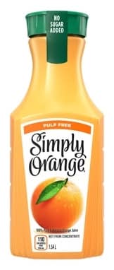 Simply jus pur et naturel sans pulpe - pure & natural pulp free juice (1.54 l) (orange)