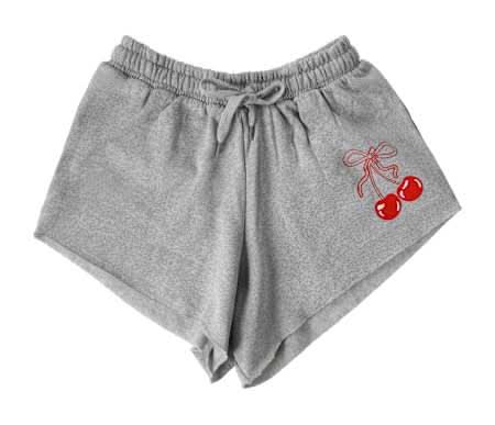 Juniors Fleece Shorts Large Gray
