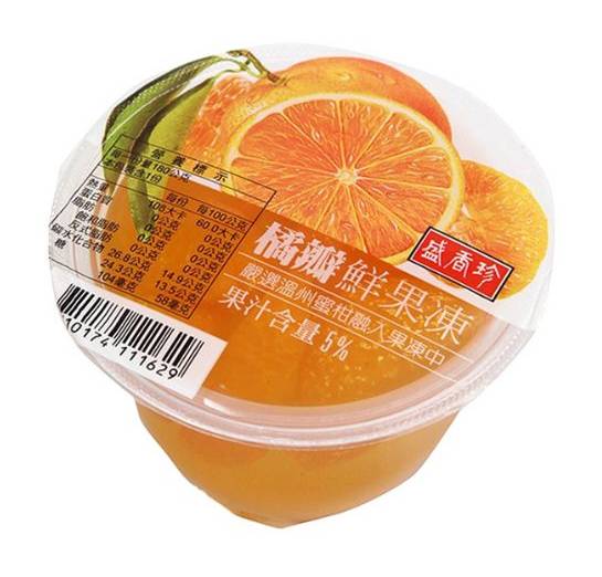 盛香珍鮮果凍(橘瓣)-冷藏 | 180 g #13040470