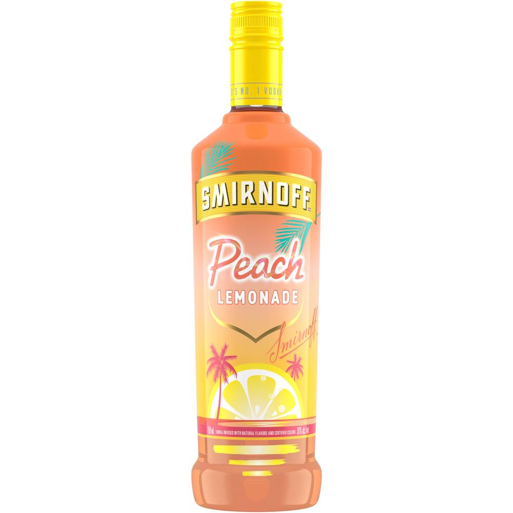 Smirnoff Peach Lemonade Vodka (750 ml)