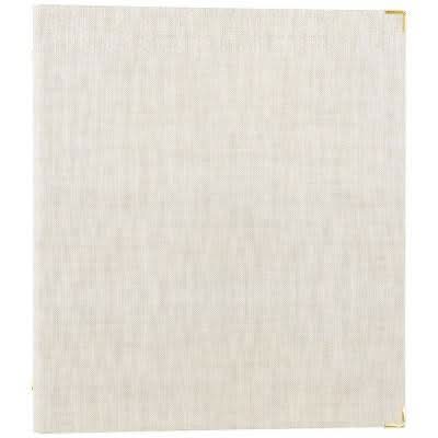 Sugar Paper Essentials Round Ring Binder Flax, 1"