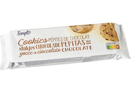 Cookies pépites de chocolat SIMPL - le paquet de 200g