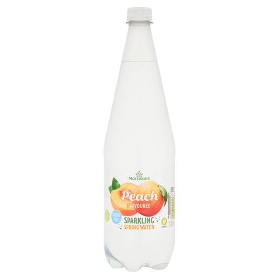 Morrisons Sparkling Spring Water (1 L) (peach)