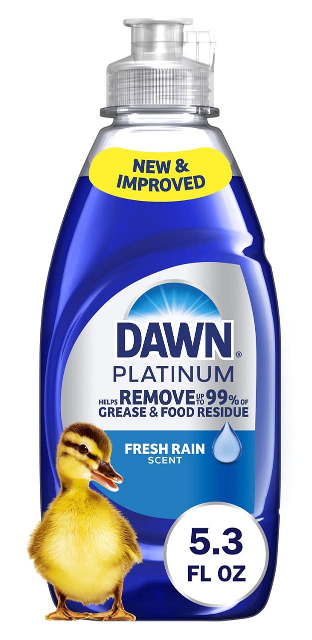 Dawn Platinum Liquid Dish Soap, Fresh Rain (6 fl oz)