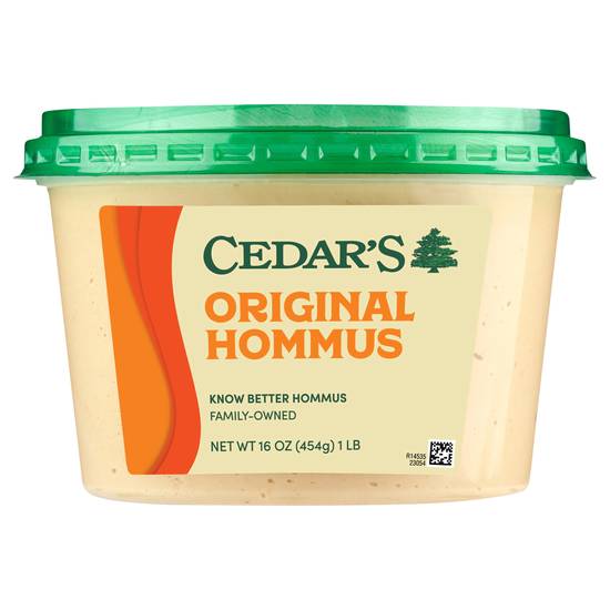 Cedar's Gluten Free Vegan Kosher Original Hummus