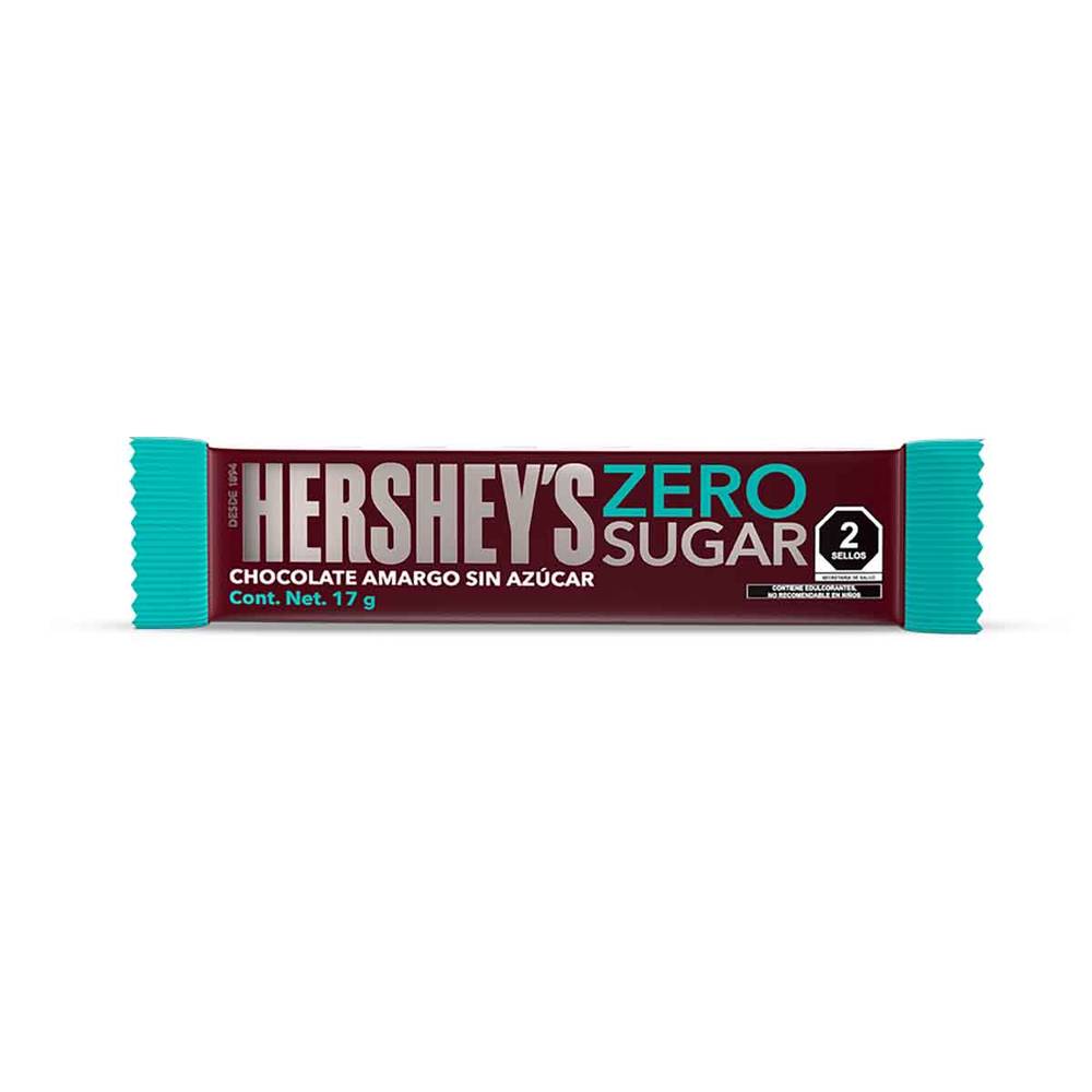 Hershey's · Zero sugar barrita de chocolate amargo (17 g)