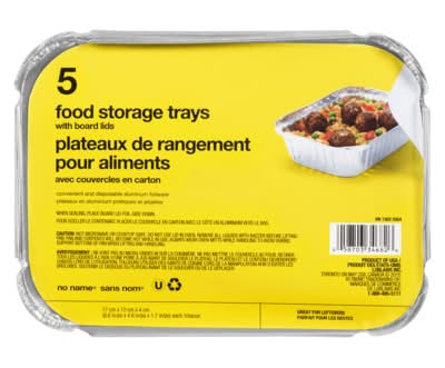 No Name Contenants Avec Couvercles Emb. 5 17Cm X 12Cm X 4Cm / Food Tray With Lids 5-Pack, 17Cm X 12Cm X 4Cm 1.0 EA