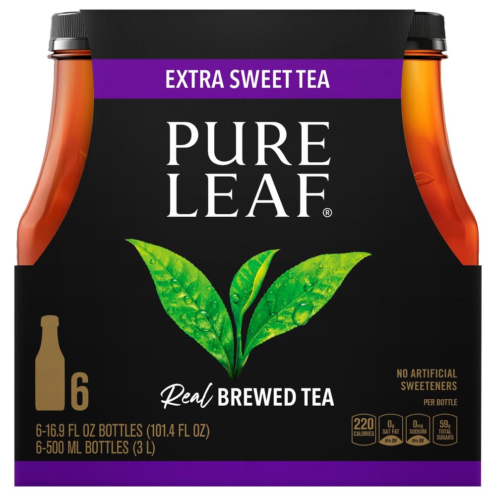Pure Leaf Extra Sweet Real Brewed Tea (6 x 16.9 fl oz)