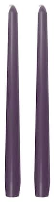 Ashland Unscented Taper Candles, 10 in, Purple (2 ct)