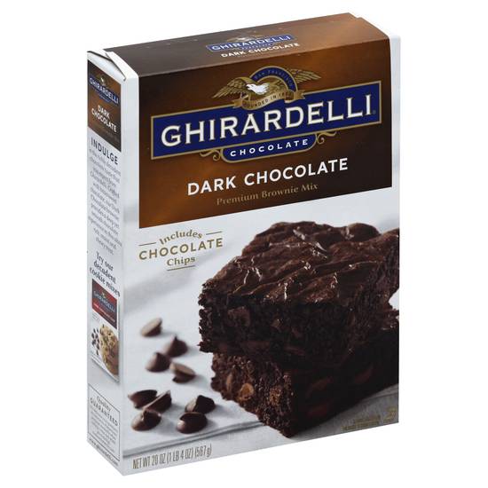 Ghirardelli Dark Chocolate Premium Brownie Mix