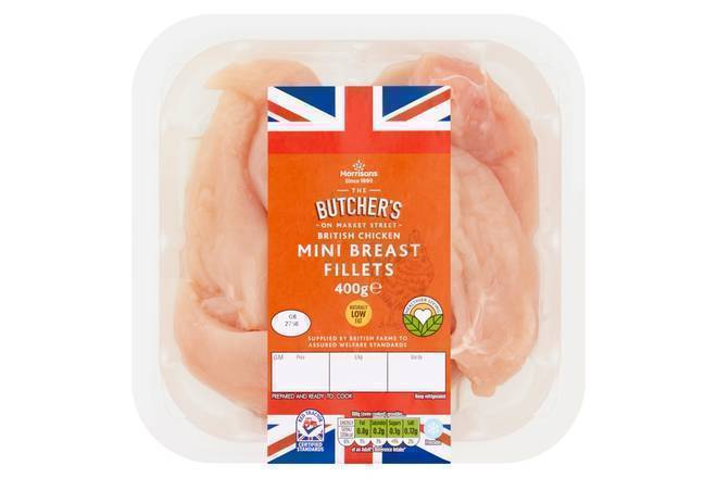 Morrisons The Butcher's on Market Street British Chicken Mini Breast Fillets (400g)