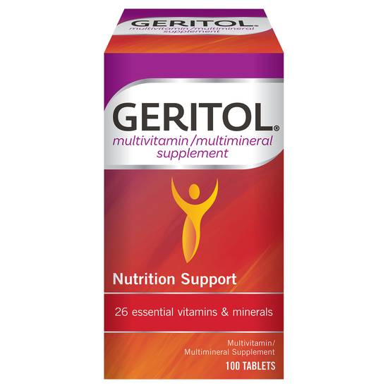 Geritol Nutrition Support Multivitamin (100 tablets)
