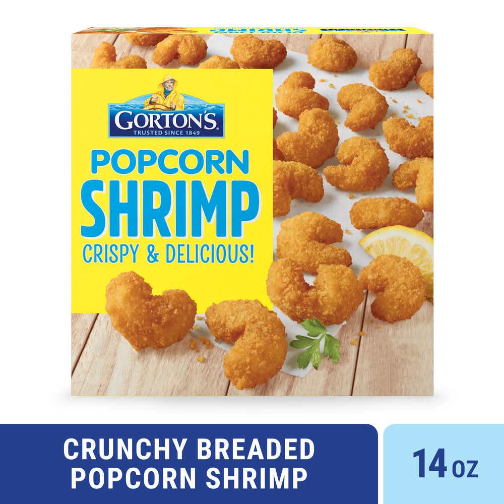 Gorton's Crispy & Delicious Crunchy Breaded Popcorn Shrimp (14 oz)